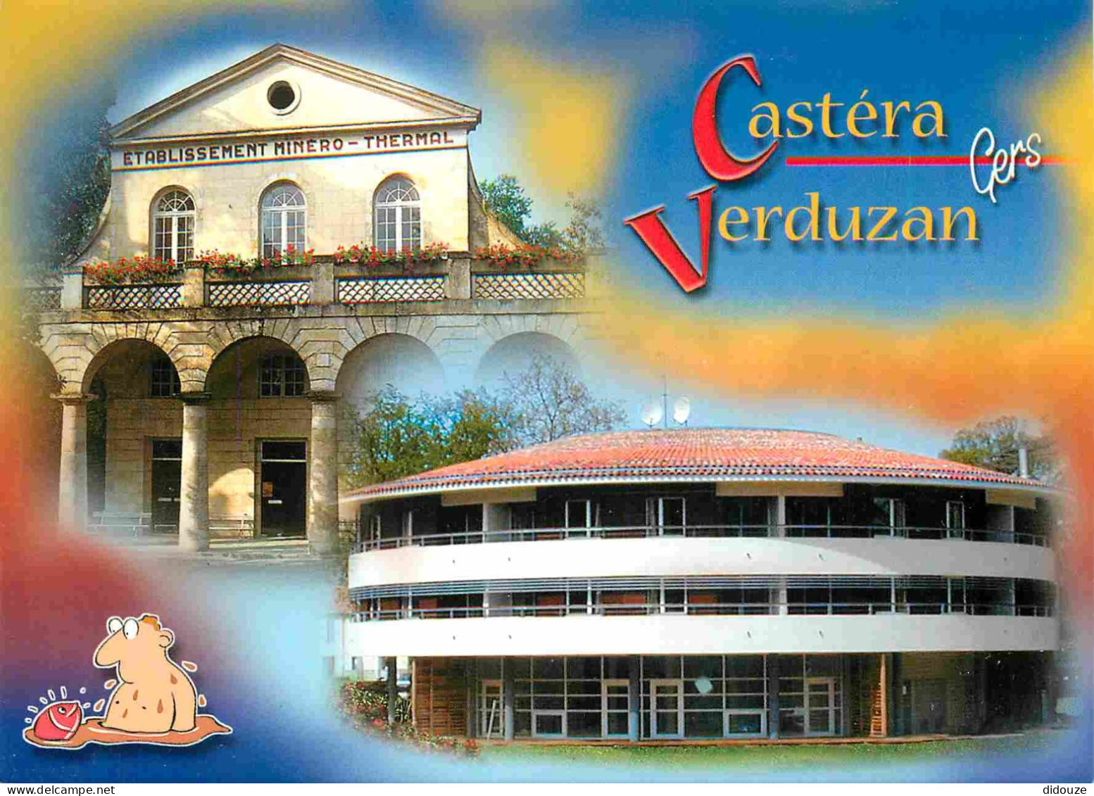 32 - Castera-Verduzan - Multivues - La Nouvelle Rotonde Du Centre Thermal - Architecture - CPM - Carte Neuve - Voir Scan - Castera