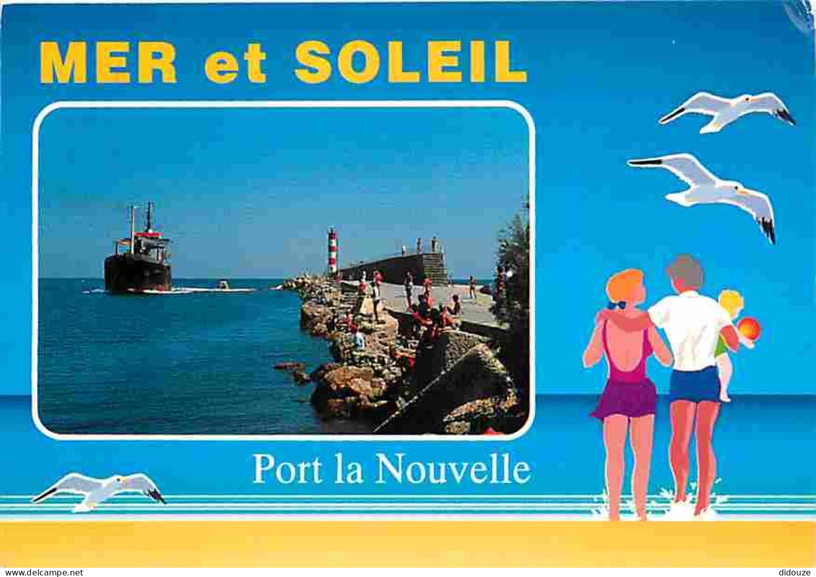 11 - Port La Nouvelle - La Jetée - Bateaux - Flamme Postale De Port La Nouvelle - CPM - Voir Scans Recto-Verso - Port La Nouvelle