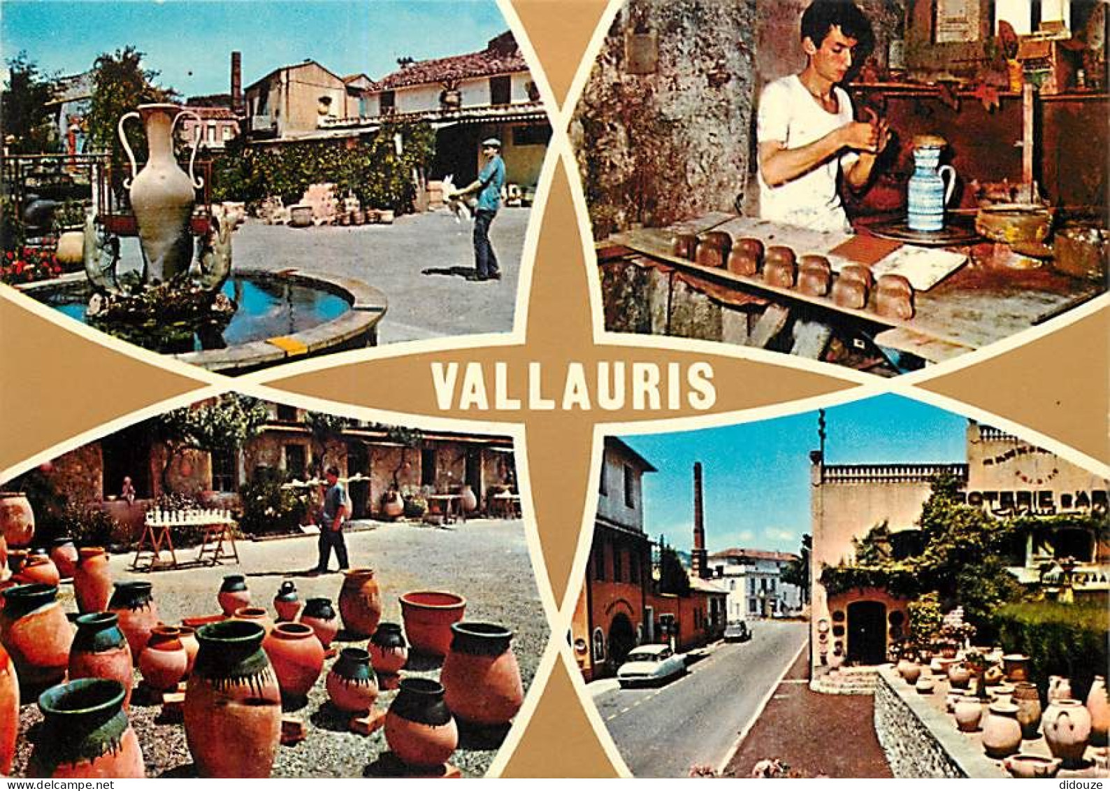 06 - Vallauris - Multivues - Poterie - Potier - Métiers - Automobiles - CPM - Carte Neuve - Voir Scans Recto-Verso - Vallauris