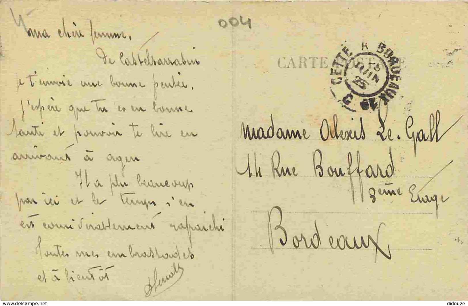 82 - Castelsarrasin - Boulevard Pierre-Flamens - Animée - Correspondance - CPA - Oblitération Ronde De 1925 - Voir Scans - Castelsarrasin