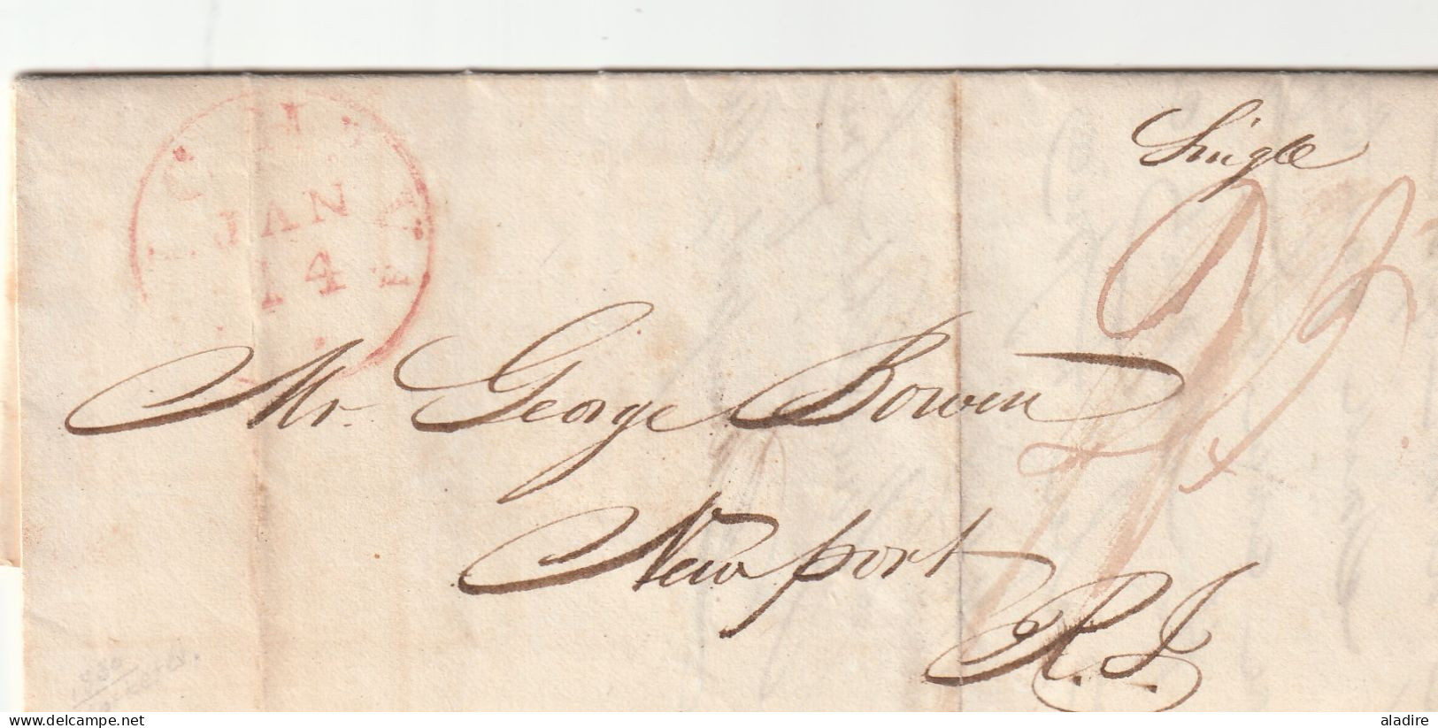 USA - 1809 / 1838 - Collection Of 7 Letters With Text - Various Origins And Destinations - …-1845 Voorfilatelie