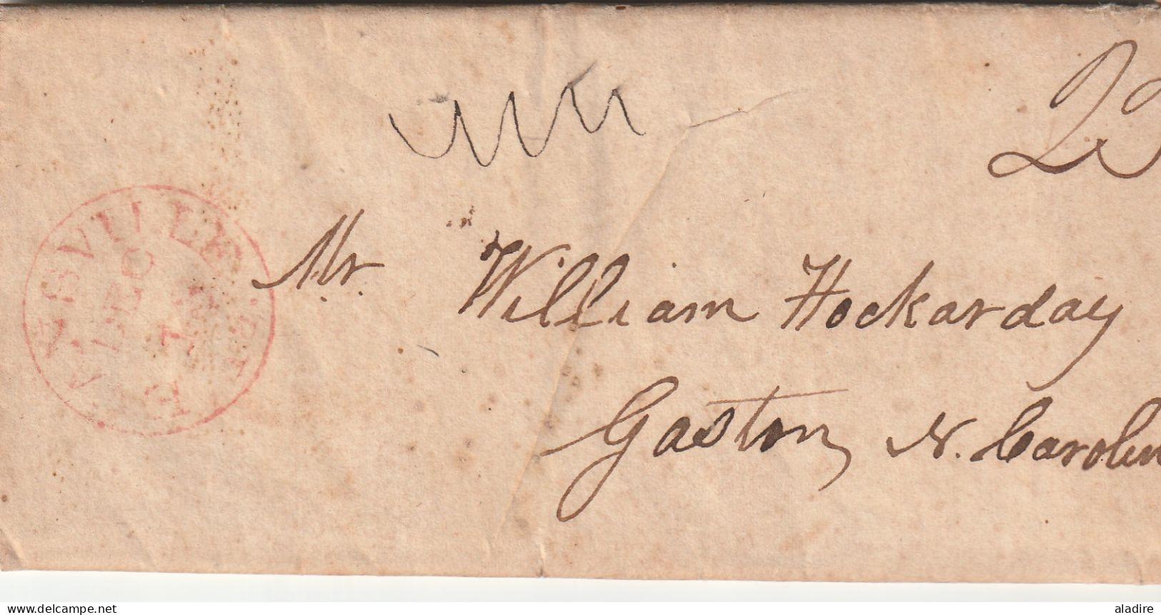 USA - 1809 / 1838 - collection of 7 letters with text - various origins and destinations