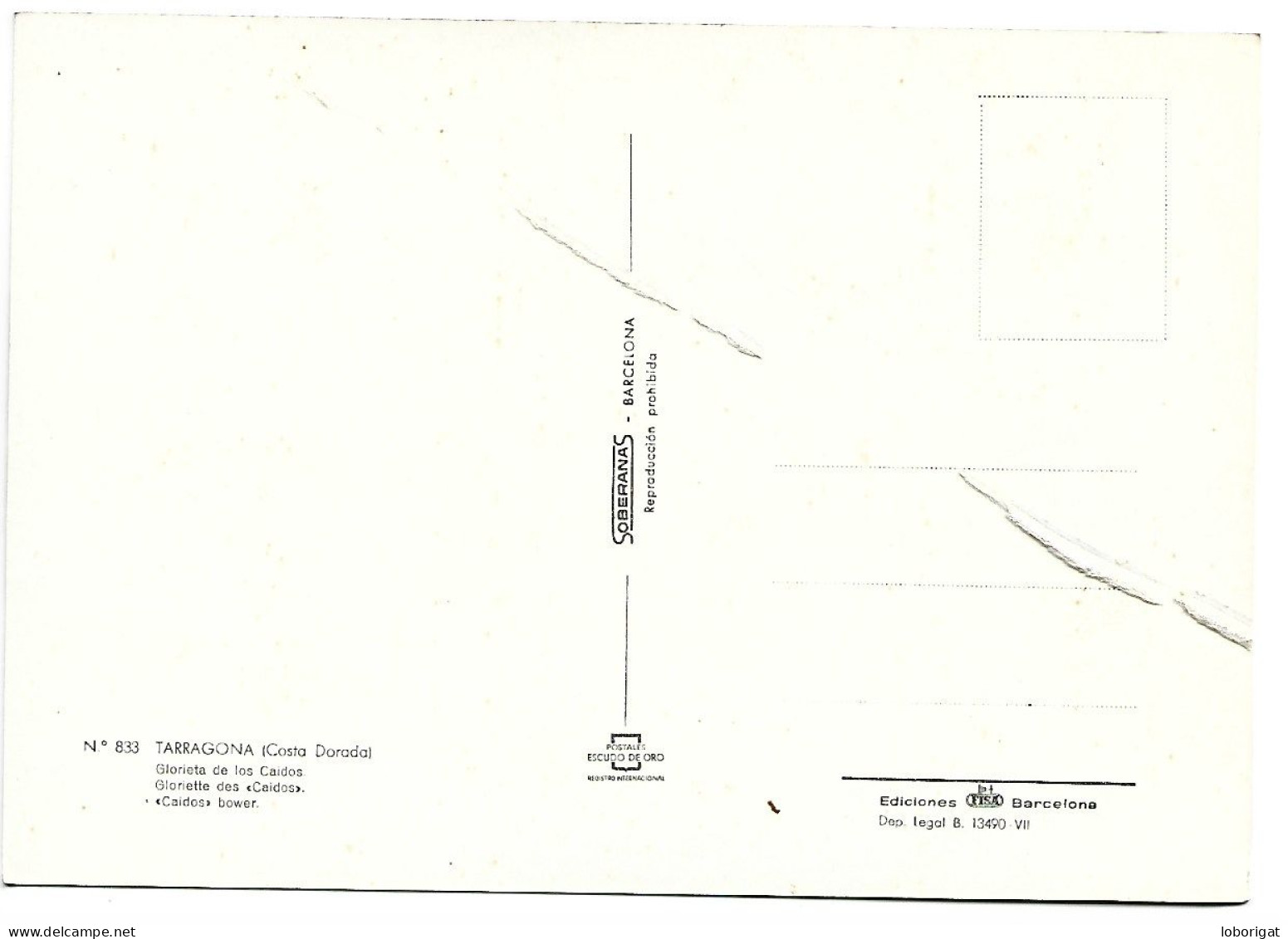 GLORIETA DE LOS CAIDOS / " CAIDOS " BOWER.- TARRAGONA.- ( CATALUNYA ) - Tarragona