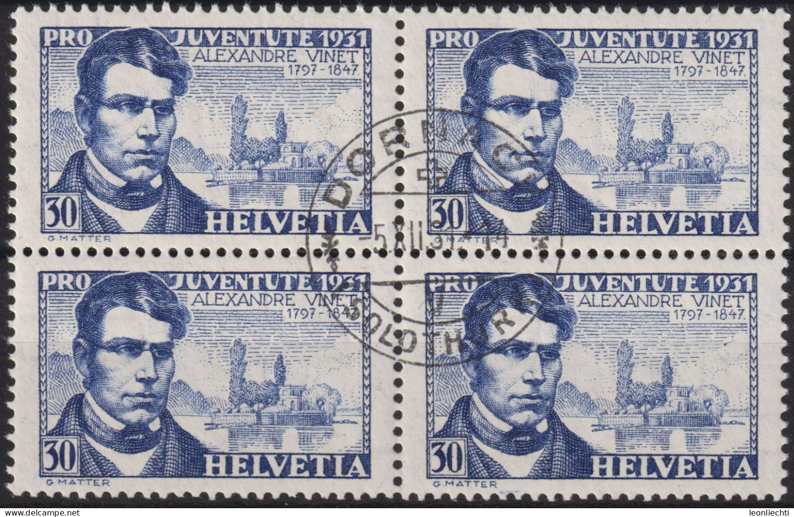 1931 Schweiz / Pro Juventute ° Zum:CH J60, Mi:CH 249, Yt:CH 253,  Alexandre Vinet - Used Stamps