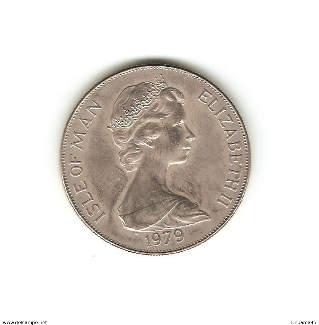 613/ ILE DE MAN : Elizabeth II : 1 Crown 1979 (copper-nickel - 28,43 Grammes) Millénnium Of Tynwald - Eiland Man