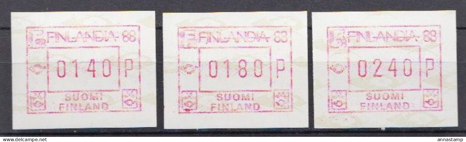 Finland MNH Stamps - Automaatzegels [ATM]