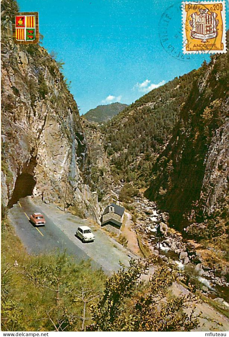 ANDORE  Tunnels Route De La Massana      CPSM (10x15cm)              MA73-0150 - Andorre