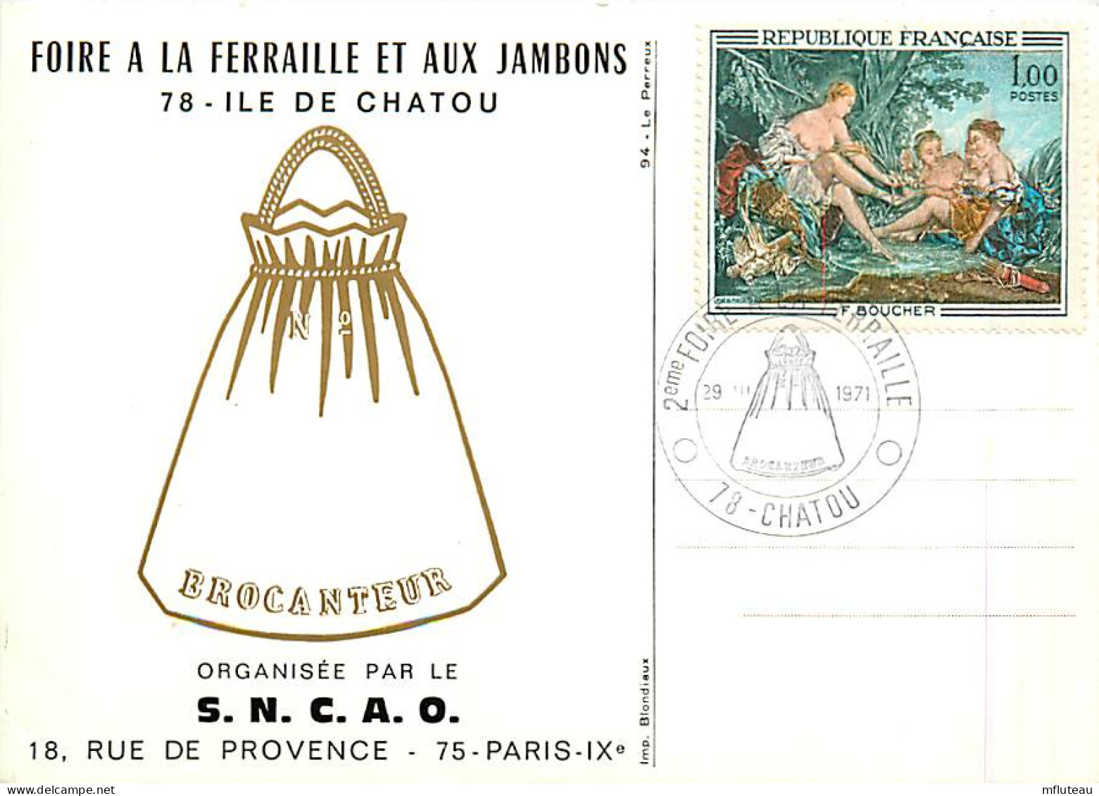 78* CHATOU Foire Ferraille 1971 - CPM (10x15cm)     MA74-0916 - Chatou
