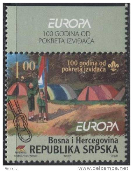 PIA  -  BOSNIA  SERBA  -  2007  :  Europa   (Un  389-90) - 2007