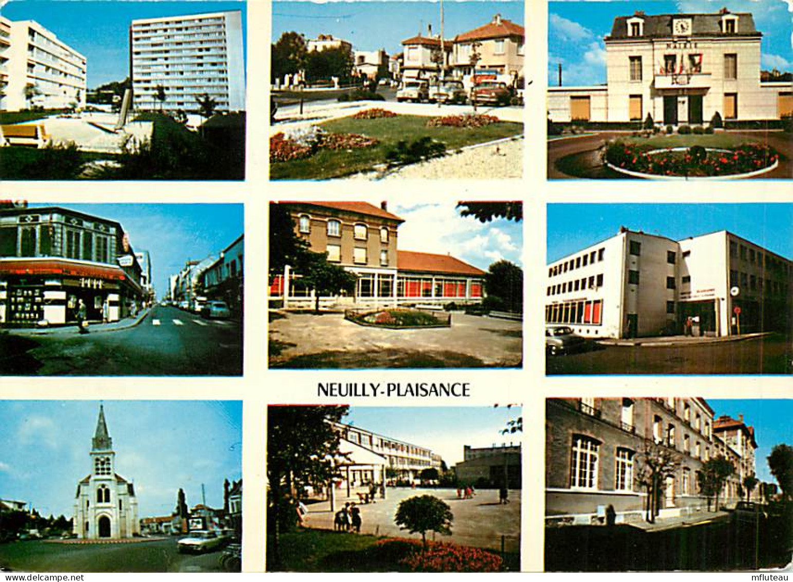 93* NEUILLY PLAISANCE Multivues CPM (10x15cm)         MA75-1093 - Neuilly Plaisance