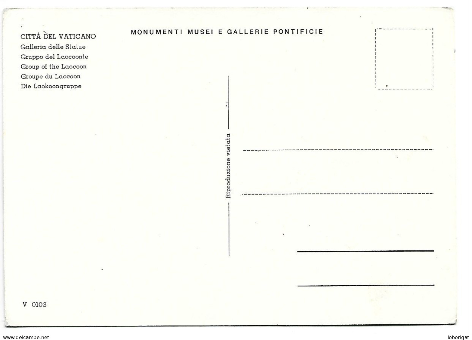 GALLERIA DELLA STATUE / GROUP OF THE LAOCOON.- CITTA DEL VATICANO / ROMA.- ( VATICANO / ITALIA ) - Kirchen U. Kathedralen