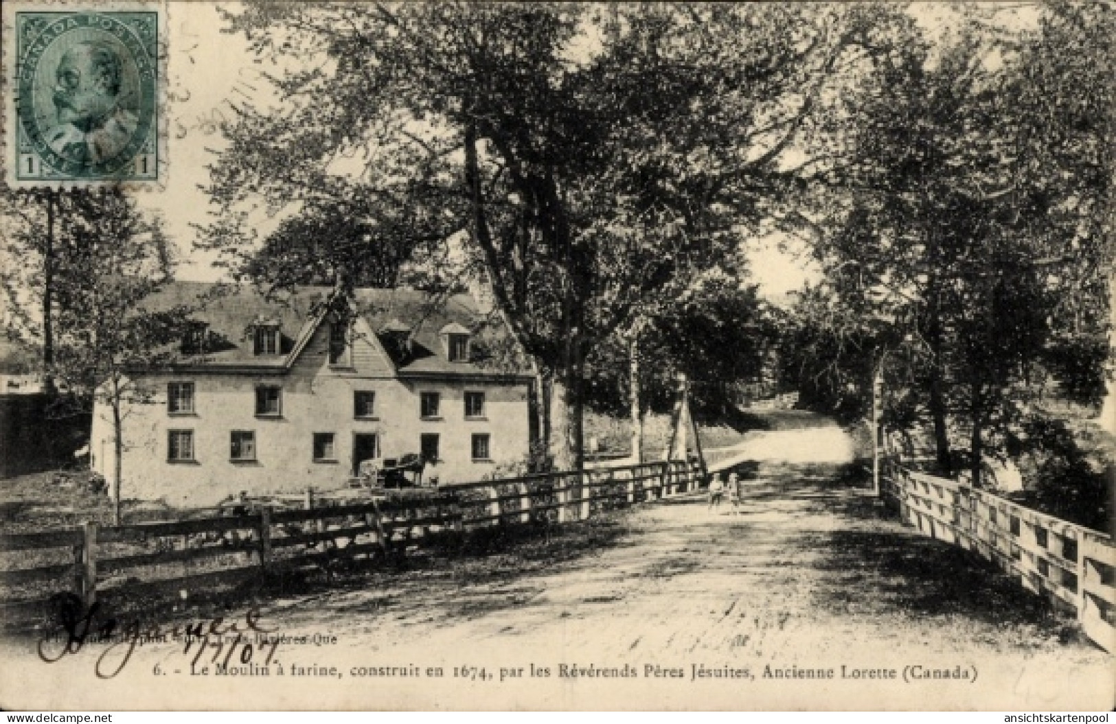 CPA L'Ancienne-Lorette Québec Kanada, Le Moulin A Tarine - Autres & Non Classés