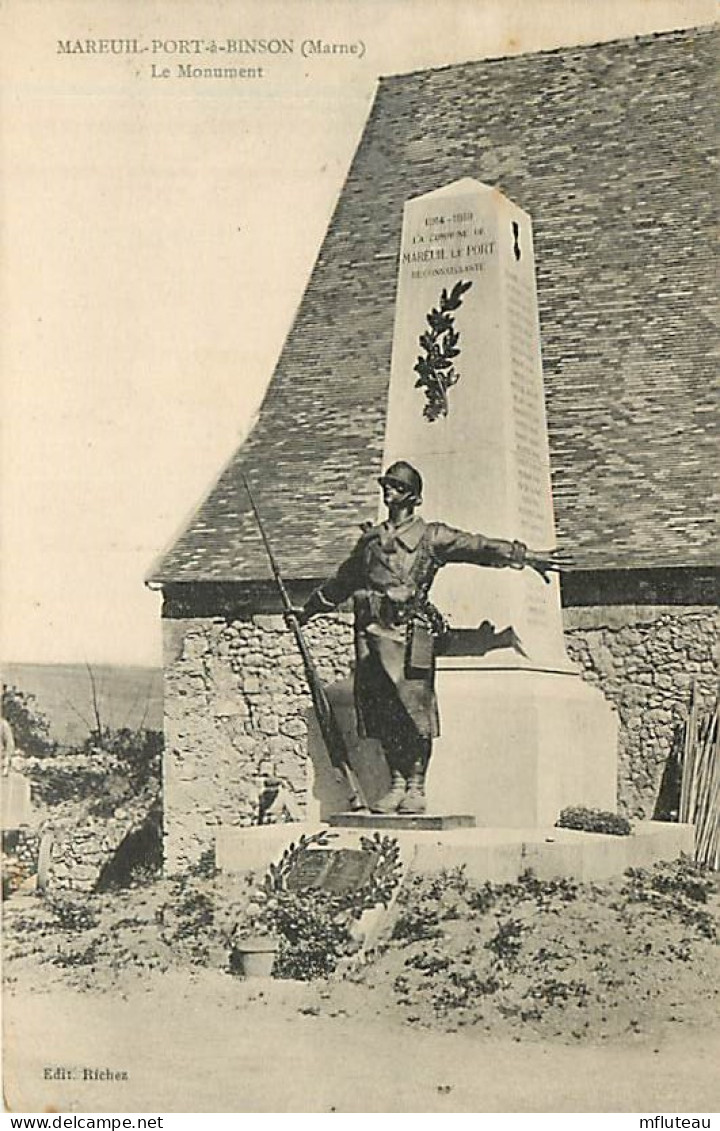 51* MAREUIL - PORT A RINSON Monument Aux Morts                      MA79-0484 - Mareuil-sur-Ay