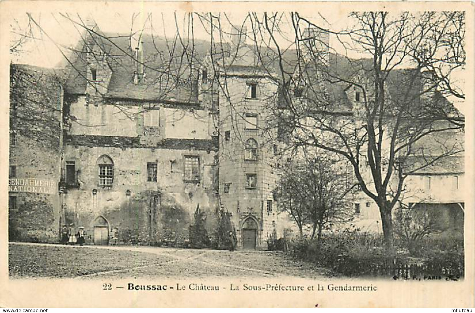 23* BOUSSAC S:prefecture - Gendarmerie                 MA78-0999 - Polizia – Gendarmeria