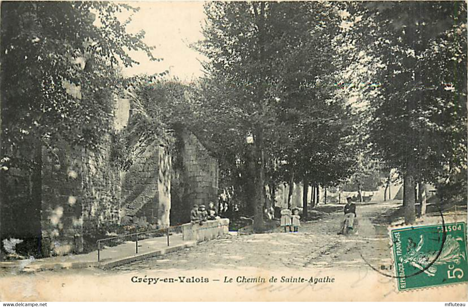 60* CREPY EN VALOIS Chemin Ste Agathe                     MA79-1004 - Crepy En Valois