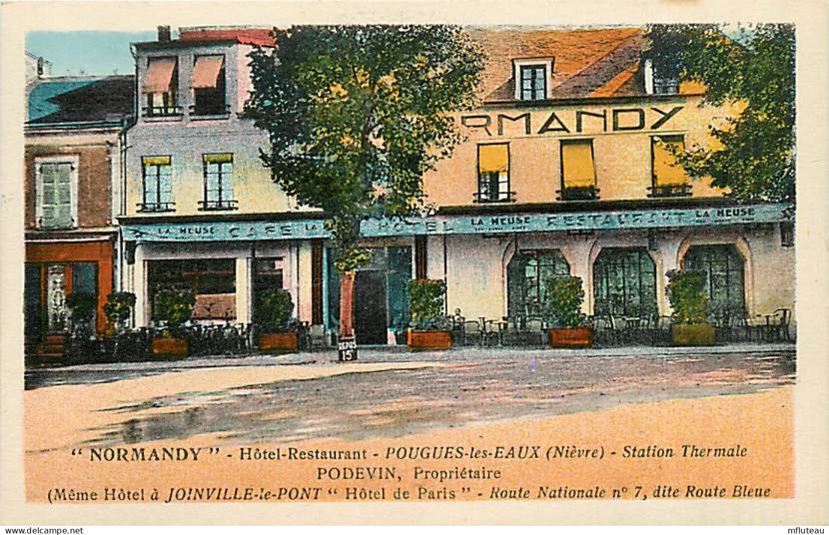 58* POUGUES LES EAUX   Hotel " Normandy"                  MA79-0794 - Pougues Les Eaux