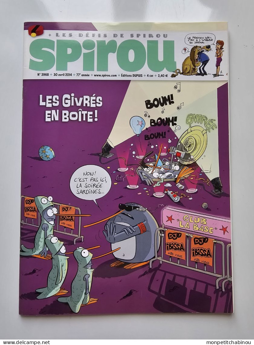 SPIROU Magazine N°3968 (30 Avril 2014) - Spirou Magazine