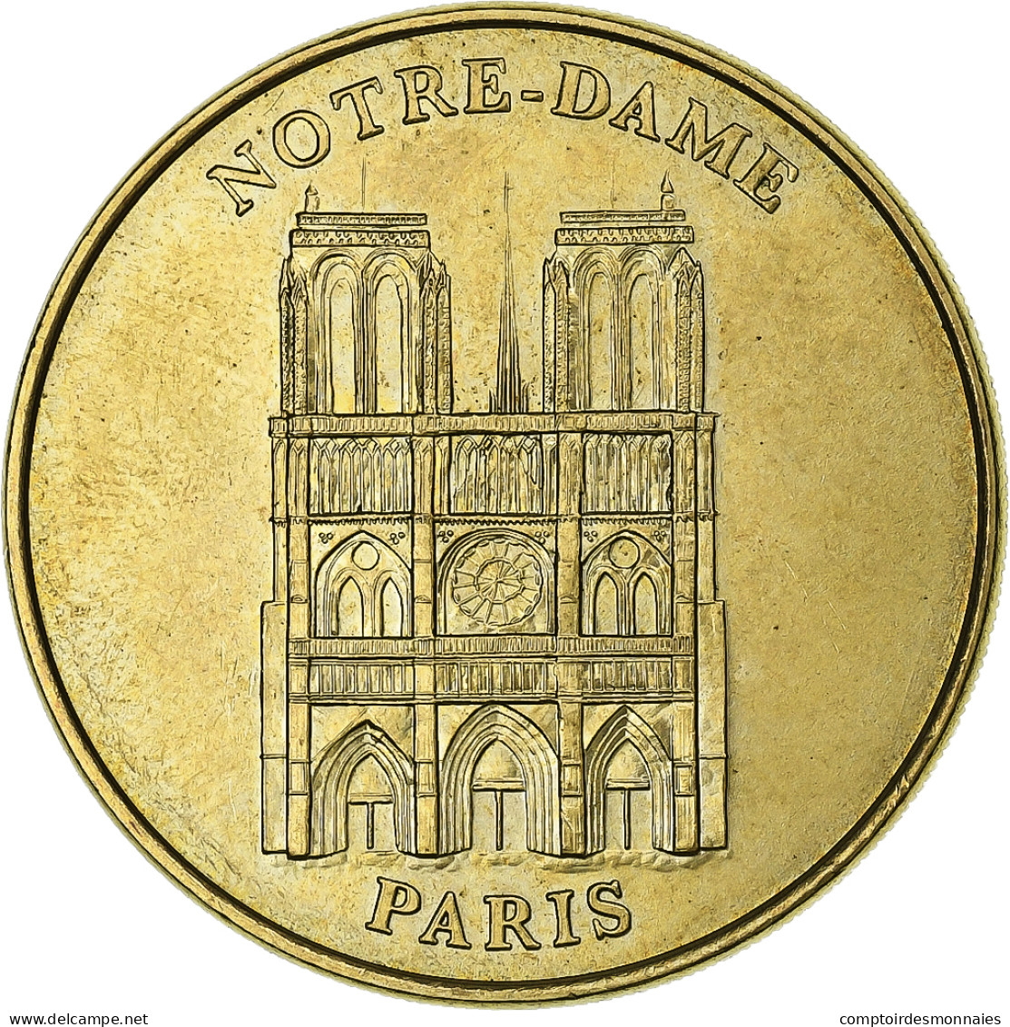 France, Jeton, Paris - Notre Dame N°1, 1999, Cupro-nickel Aluminium, MDP, SUP - Autres & Non Classés