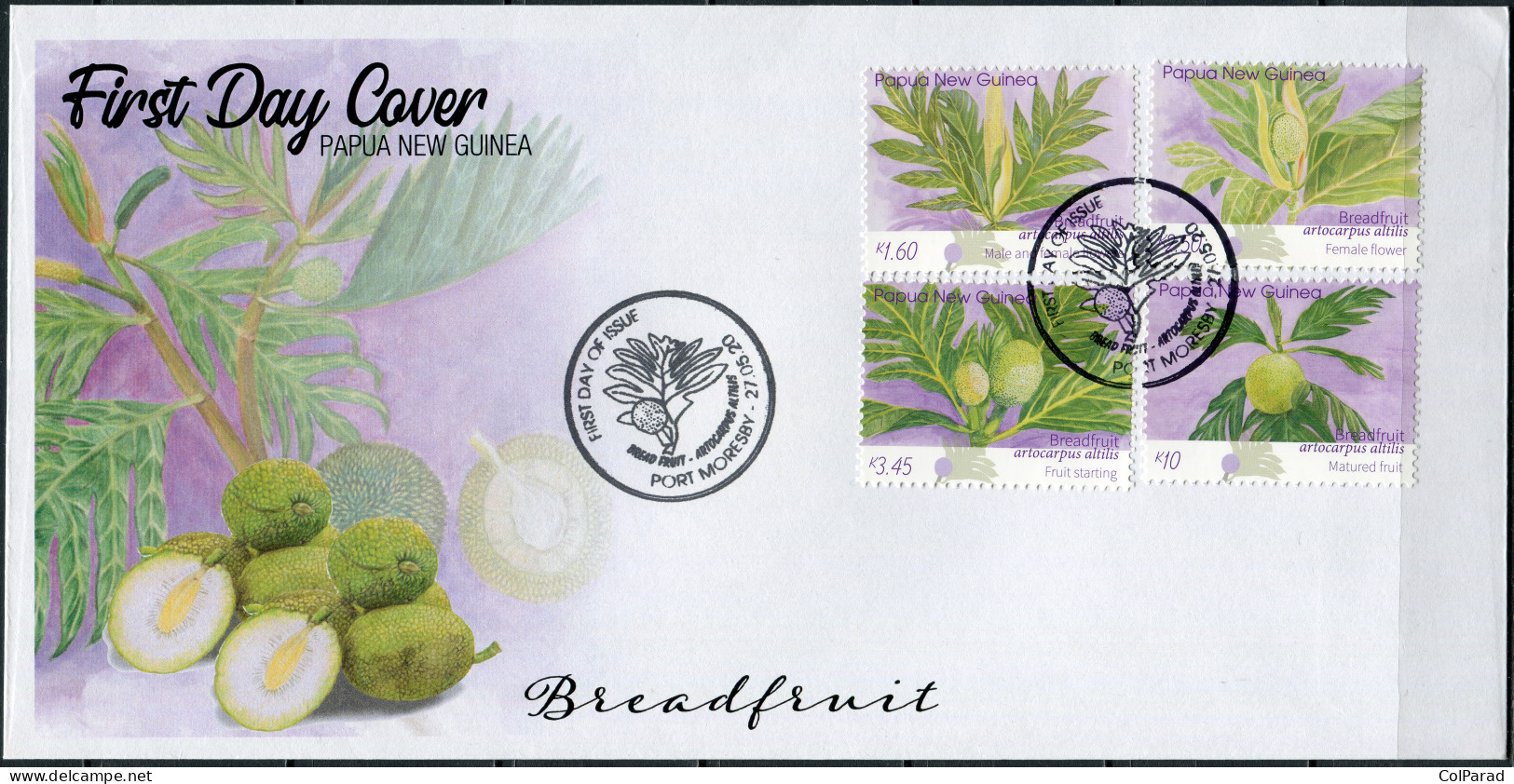 PAPUA NEW GUINEA - 2020 - MINT - FDC - Breadfruit (Artocarpus Altilis) - Papoea-Nieuw-Guinea