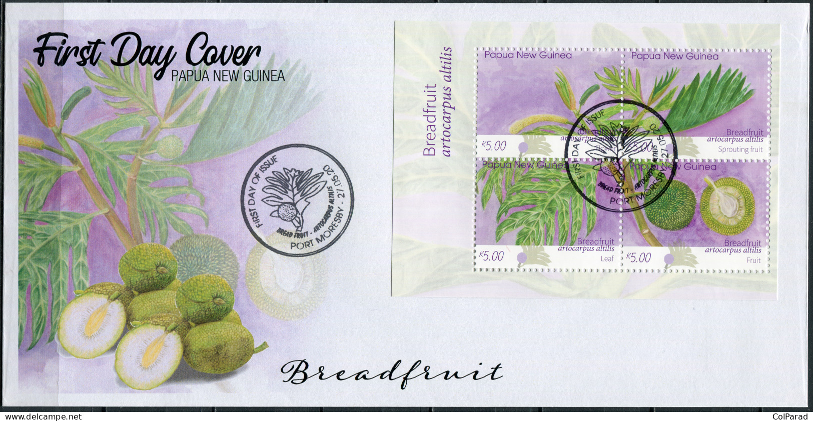 PAPUA NEW GUINEA - 2020 - MINT - FDC - Breadfruit (Artocarpus Altilis) - Papua Nuova Guinea