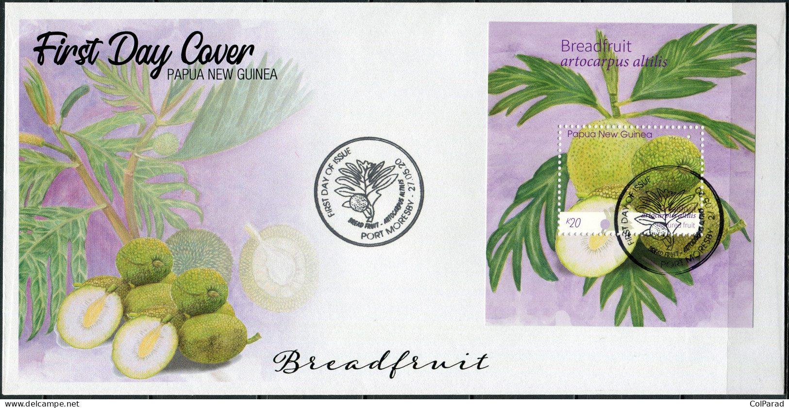 PAPUA NEW GUINEA - 2020 - MINT - FDC - Breadfruit (Artocarpus Altilis) - Papúa Nueva Guinea