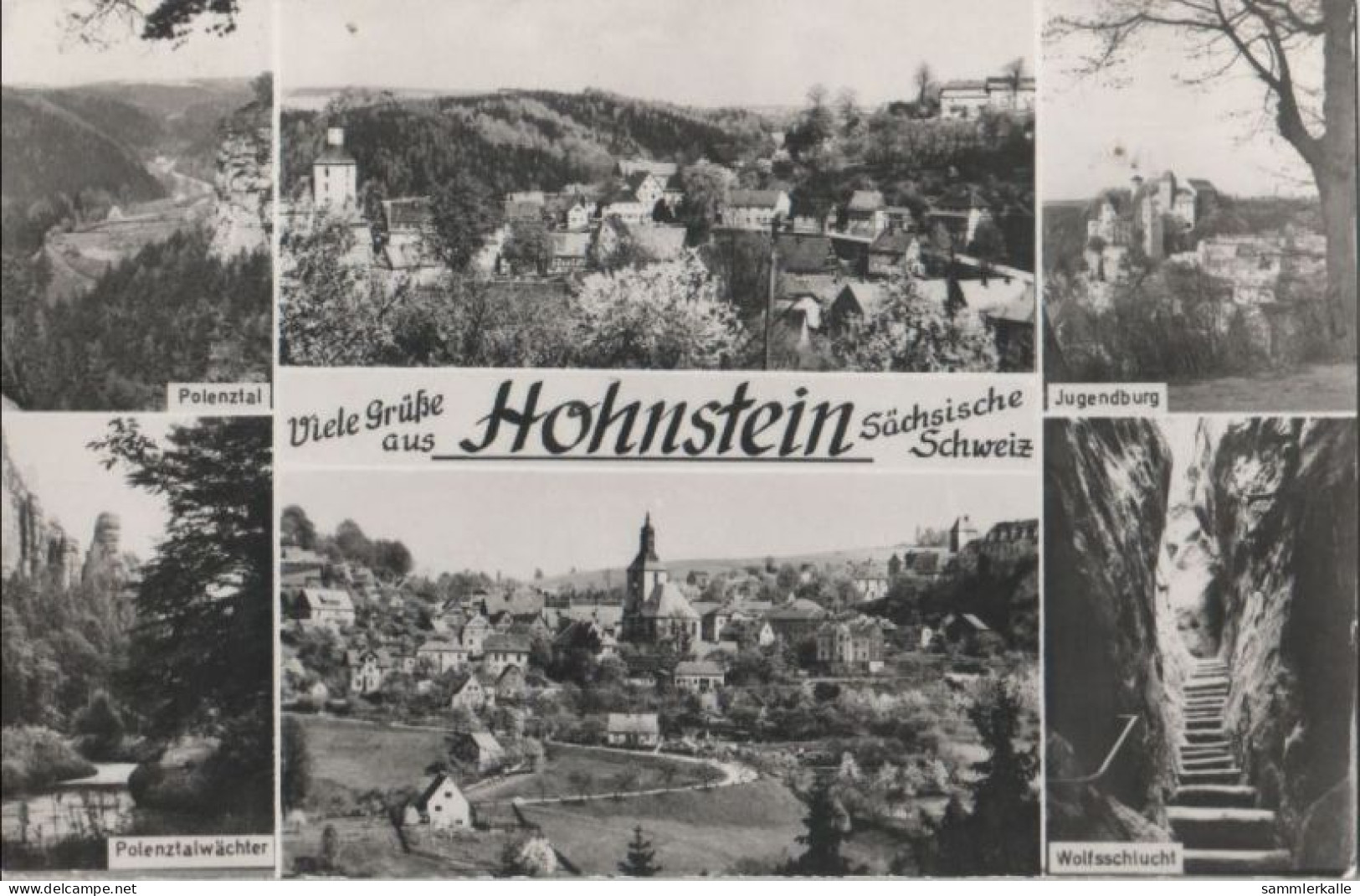 108032 - Hohnstorf (Elbe) - Sechs Bilder - Hohnstein (Sächs. Schweiz)