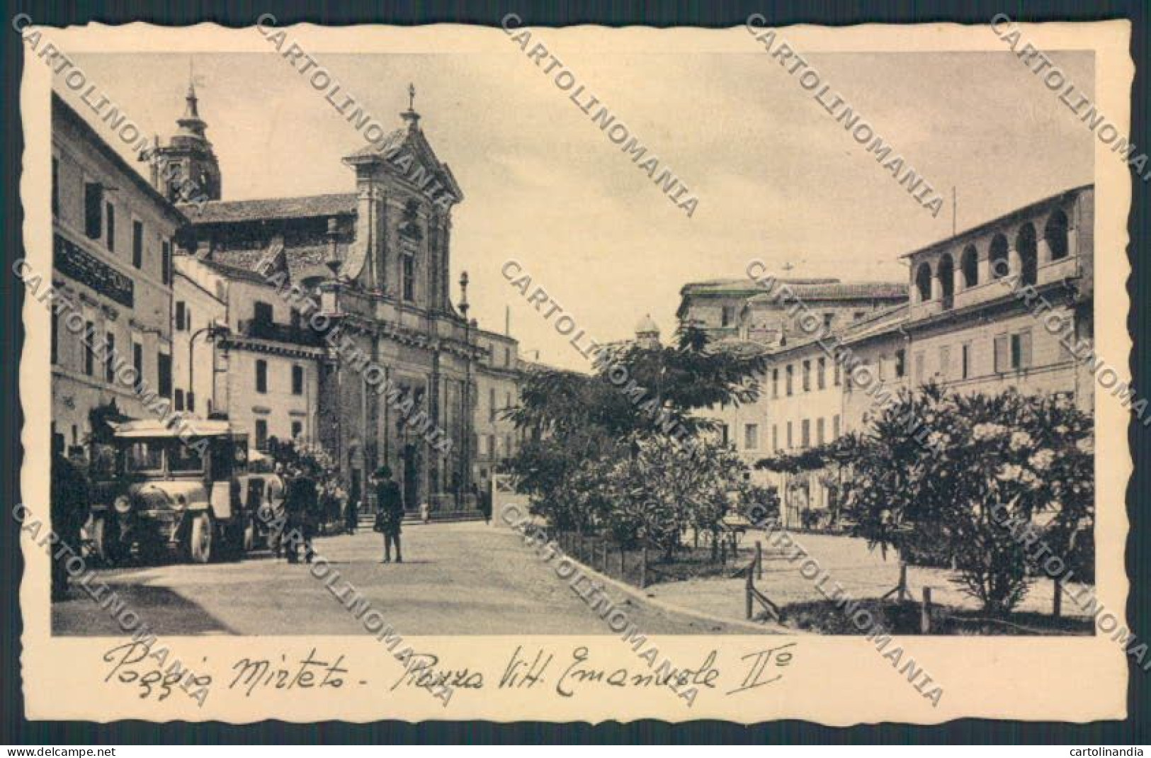 Rieti Poggio Mirteto Autopostale Cartolina MV1461 - Rieti