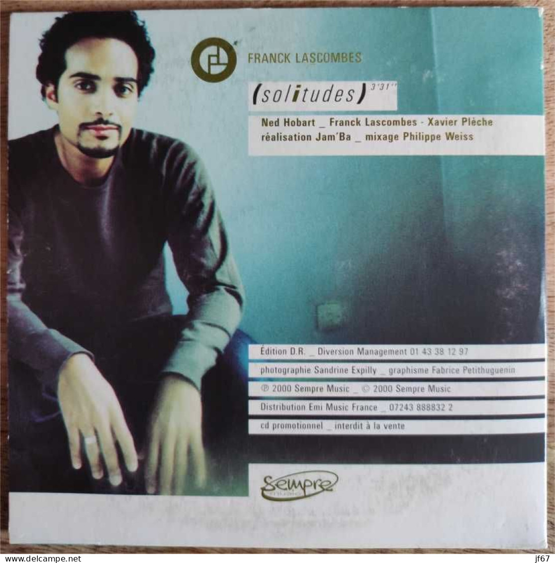 Franck Lascombes - Solitudes (CD Single) - Otros - Canción Francesa