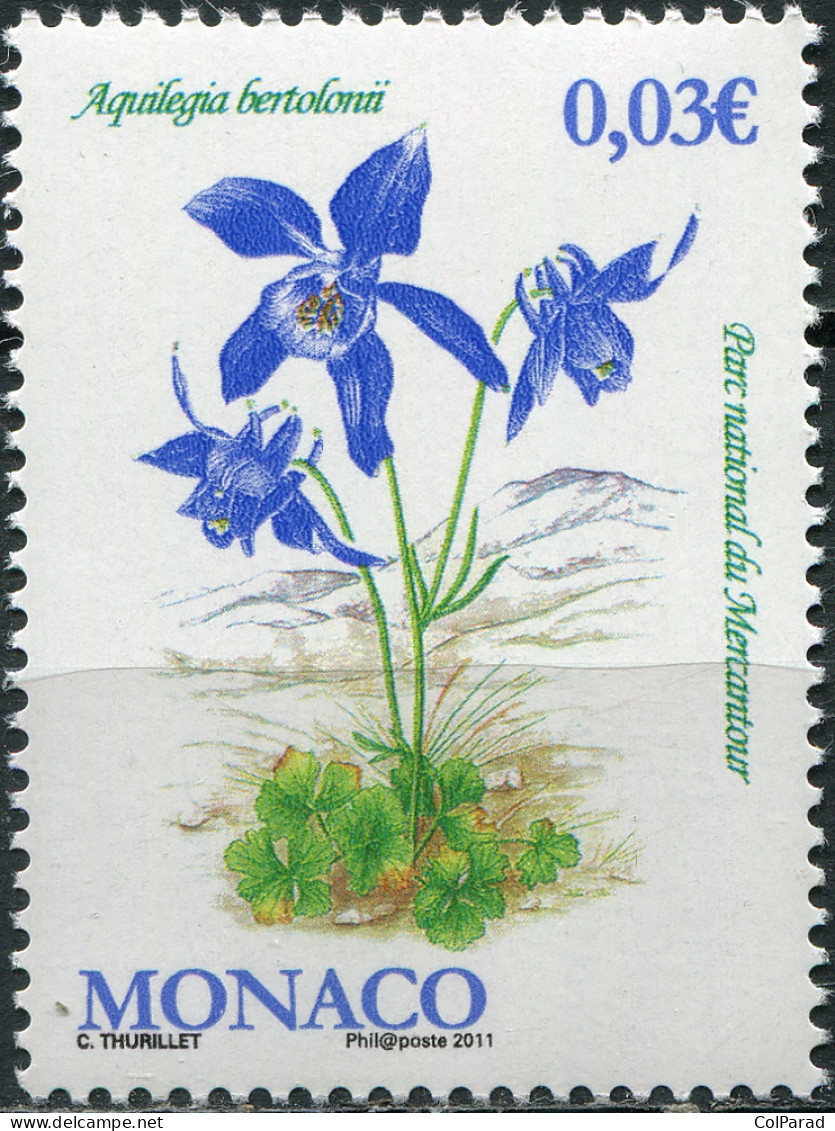 MONACO - 2011 - STAMP MNH ** - Mercantour National Park - Unused Stamps