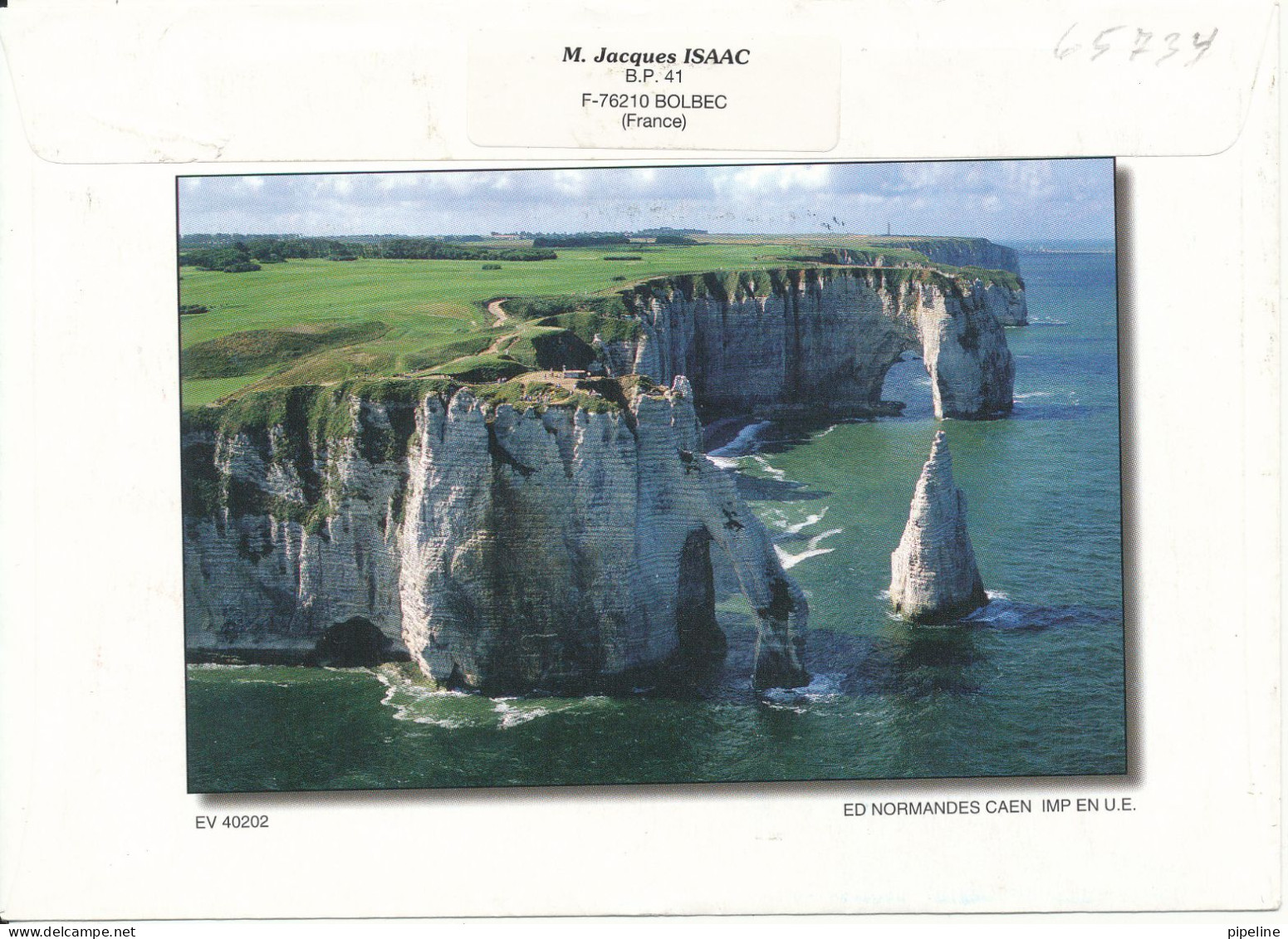 France Cover Sent To Denmark 2001 Trains - Storia Postale