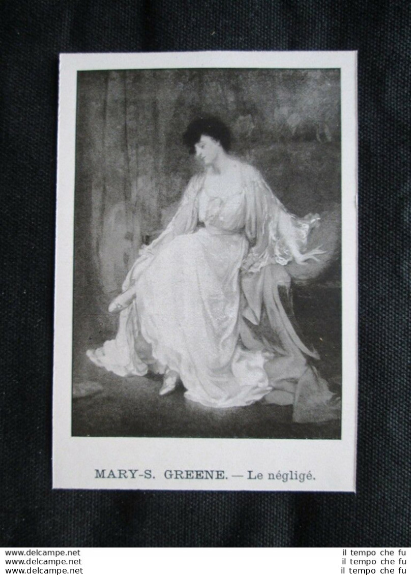 Mary S. Greene - Trascurata Stampa Del 1905 - Sonstige & Ohne Zuordnung