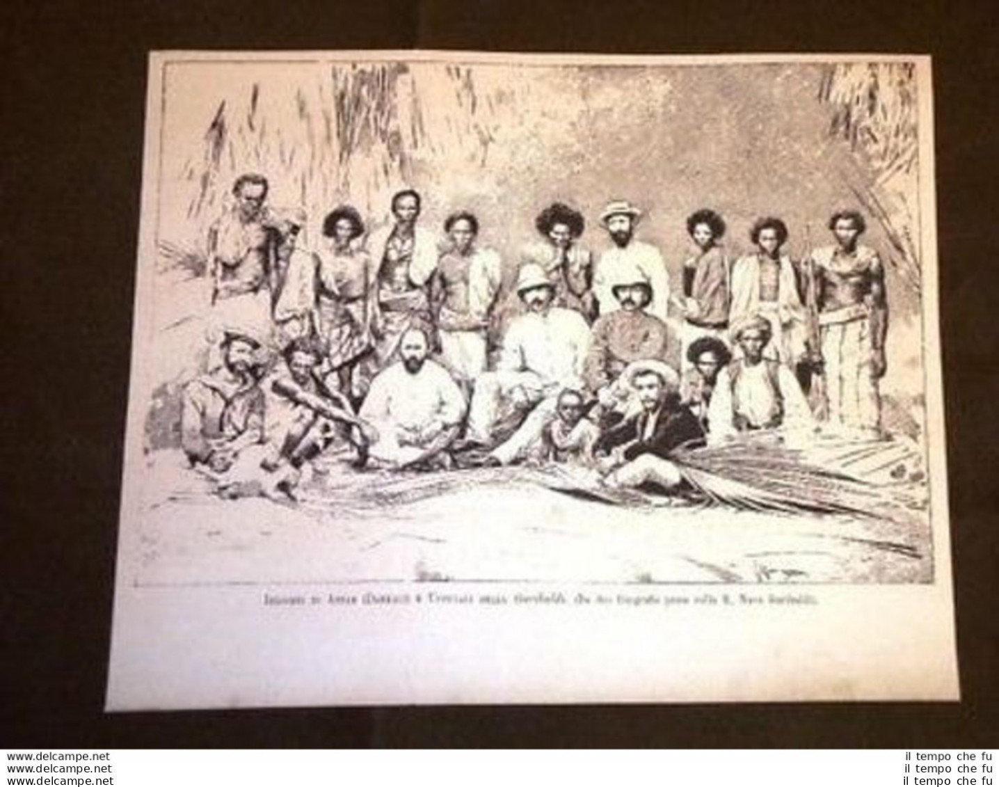 Assab Aseb Assaba Eritrea Indigeni Uff. Della Garibaldi - Before 1900