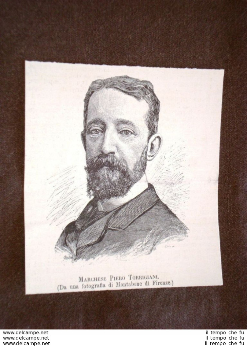 Piero Torrigiani Nel 1889 Firenze, 1 Giugno 1846  Quinto, 16 Giugno 1920 - Before 1900