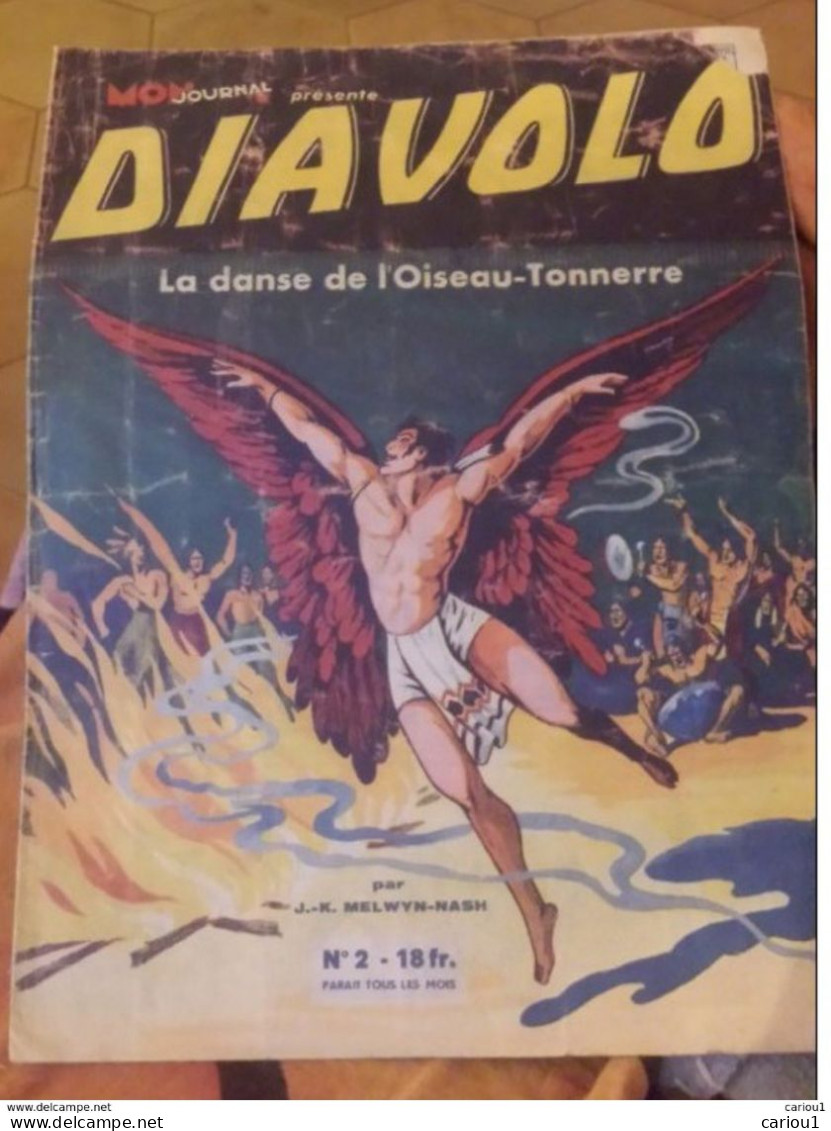 C1  DIAVOLO # 2 1948 Mon Journal LA DANSE DE L OISEAU TONNERRE Besseyrias PORT INCLUS France - Editions Originales (langue Française)