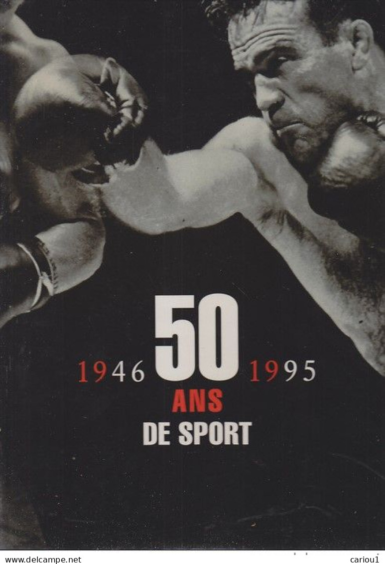 C1 L EQUIPE 50 Ans De Sport 1946 1995 COFFRET 2 Albums GRAND FORMAT ILLUSTRES - Otros & Sin Clasificación