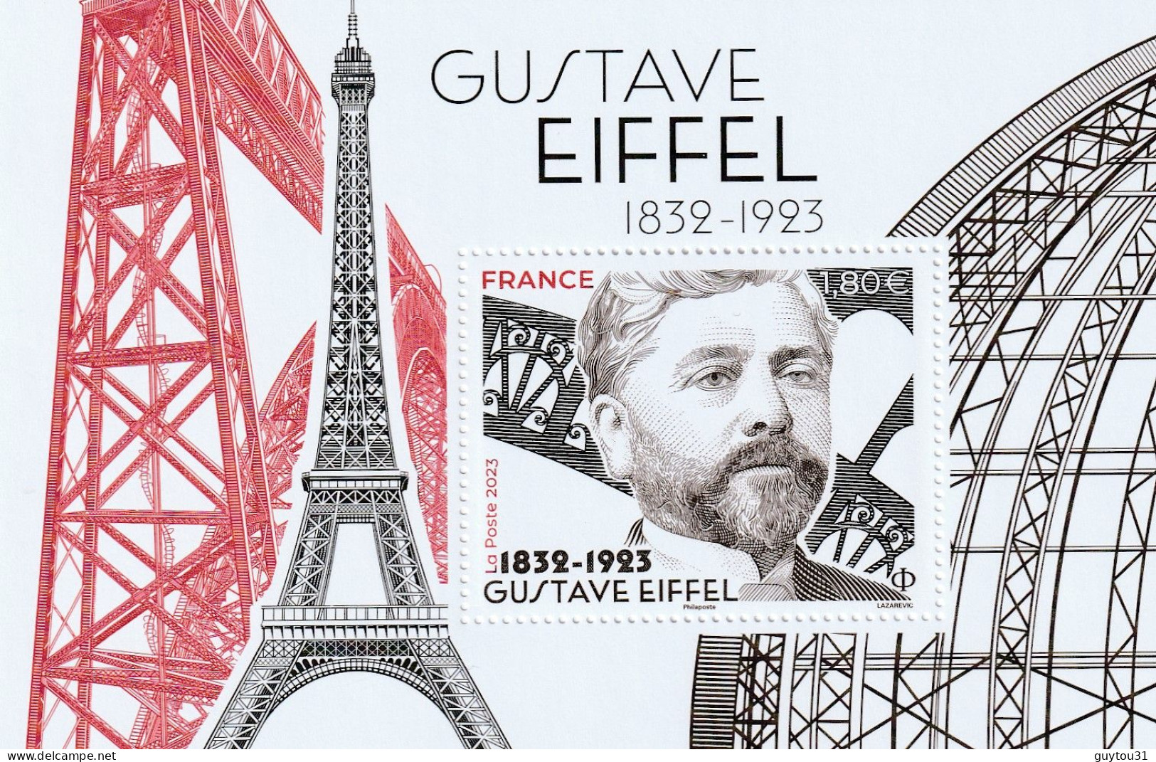 France 2023 : Feuillet** F5662. Gustave  Eiffel - Ungebraucht