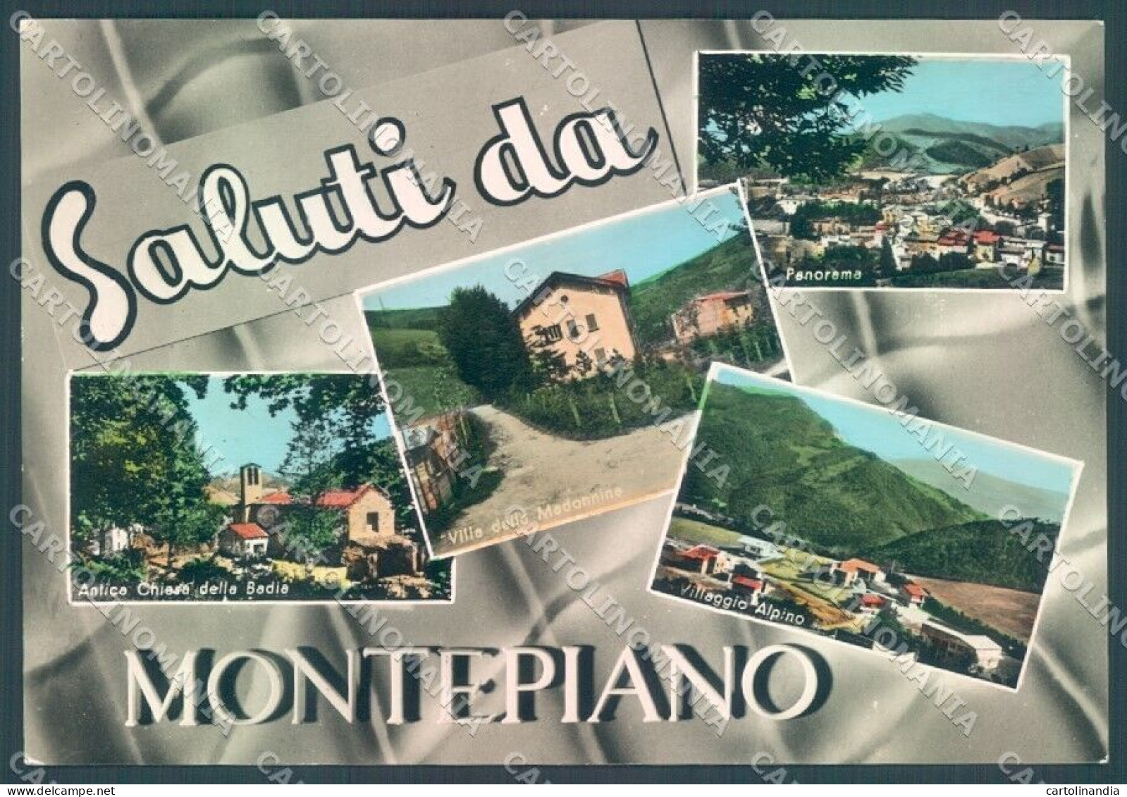 Prato Montepiano Saluti Da Foto FG Cartolina JK1684 - Prato