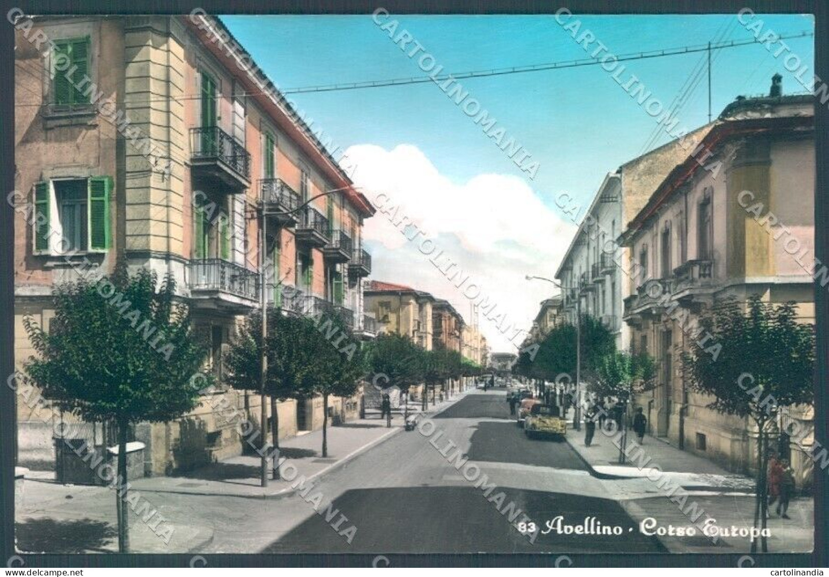 Avellino Città Corso Europa Foto FG Cartolina JK1521 - Avellino