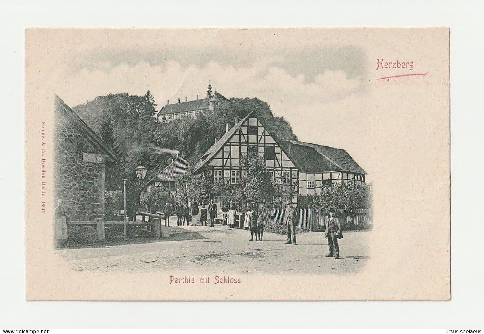 HERZBERG  PARTHIE MIT SCHLOSS   AK Ca. 1900 - Herzberg