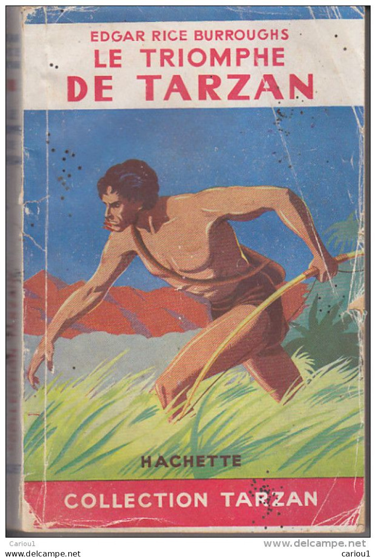 C1  Rice Burroughs LE TRIOMPHE DE TARZAN Epuise EO 1949 PORT INCLUS FRANCE - SF-Romane Vor 1950