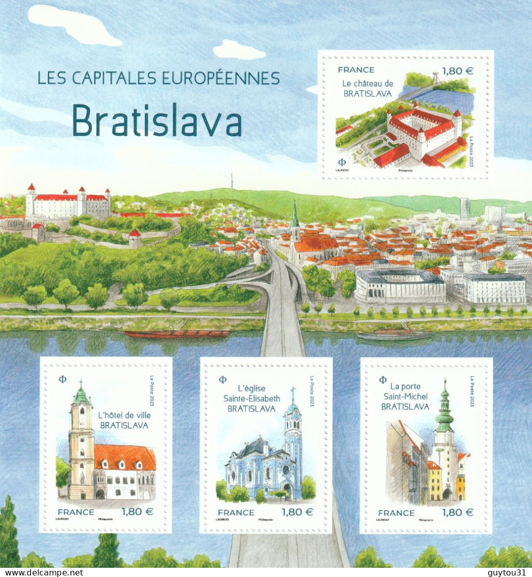 France 2023 : Feuillet** F5676 Capitale Européennes Bratislava - Ungebraucht