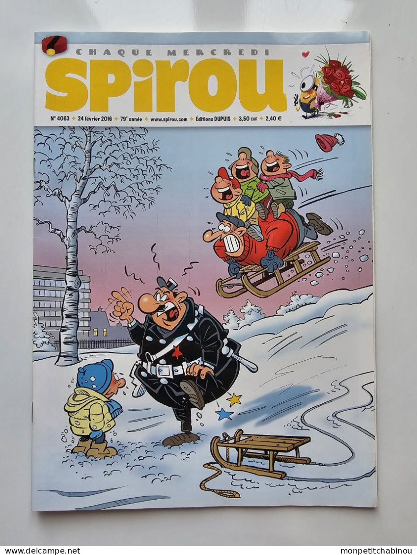 SPIROU Magazine N°4063 (24 Février 2016) - Spirou Magazine