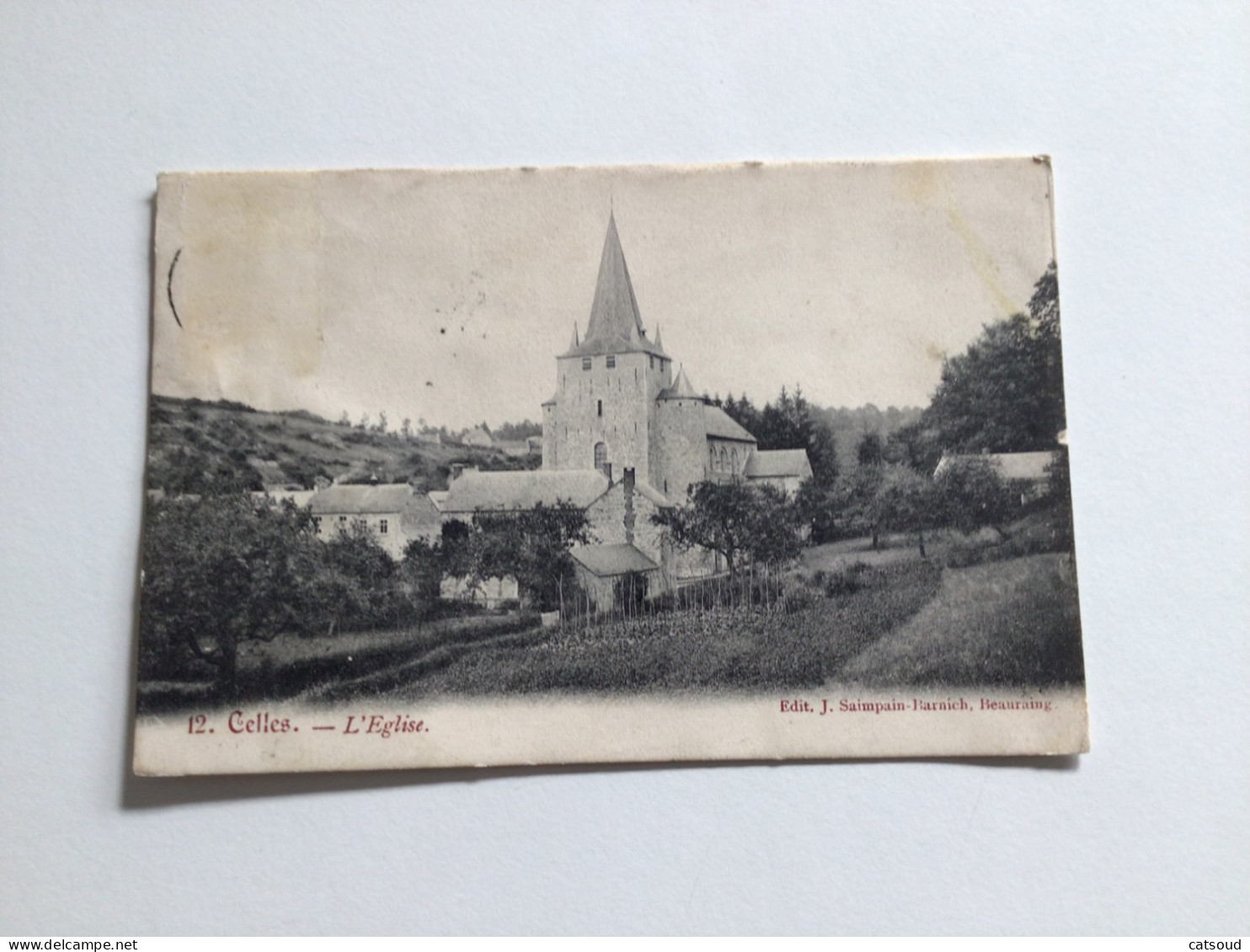 Carte Postale Ancienne Celles L’Église - Houyet