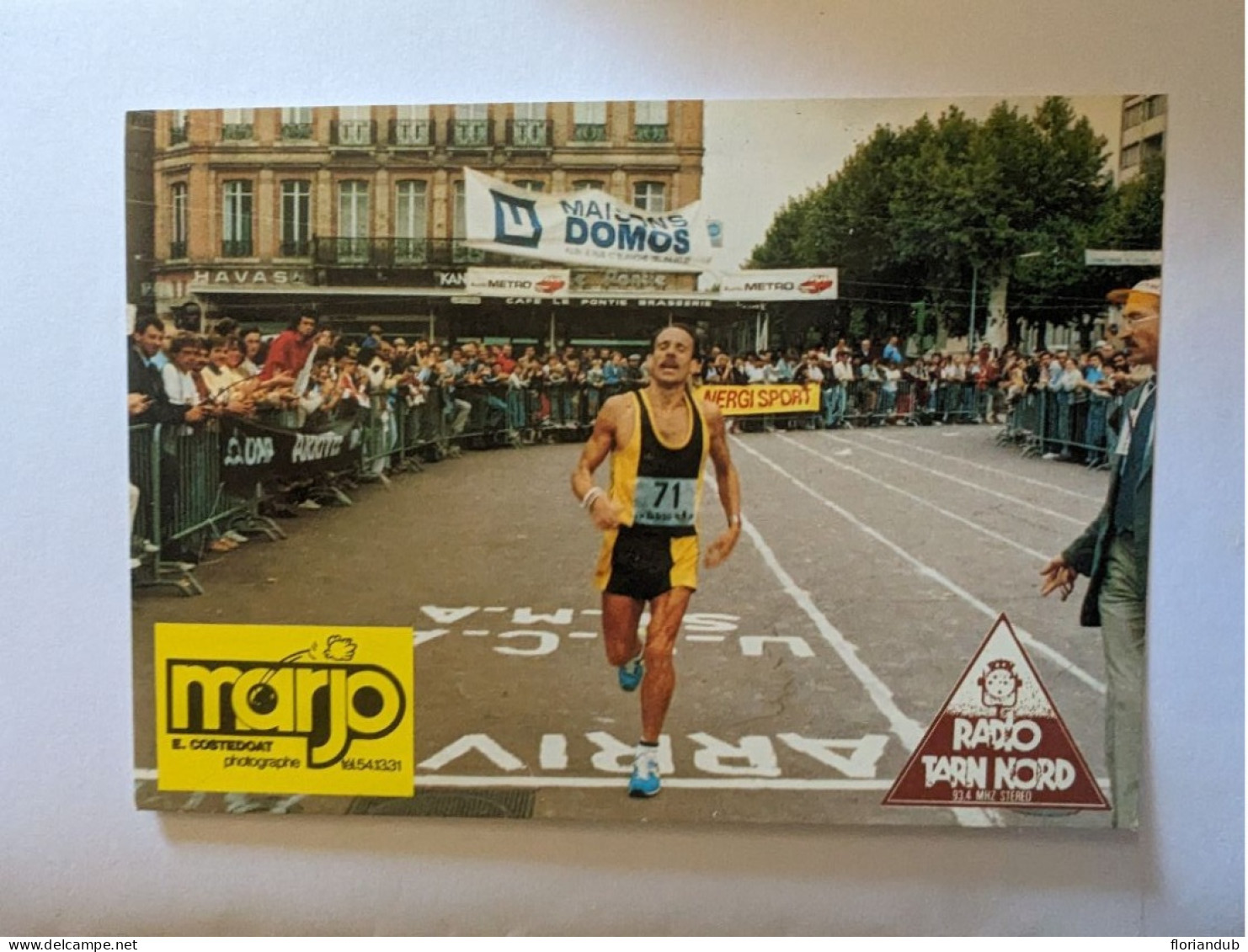 CP - Athlétisme Championnat De France De Marathon Vétérans 1984 Albi Daniel Duhamel Vainqueur - Athletics