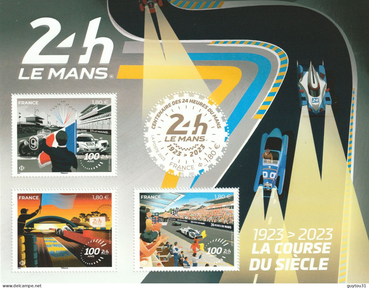 France 2023 : Feuillet** F5682 Centenaire Des 24h  Du Mans - Ungebraucht