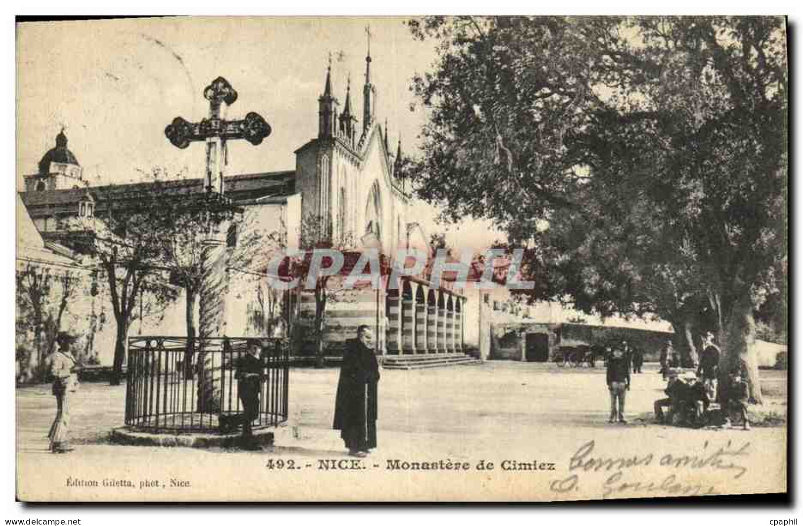 CPA Nice Monastere De Cimiez - Monuments, édifices
