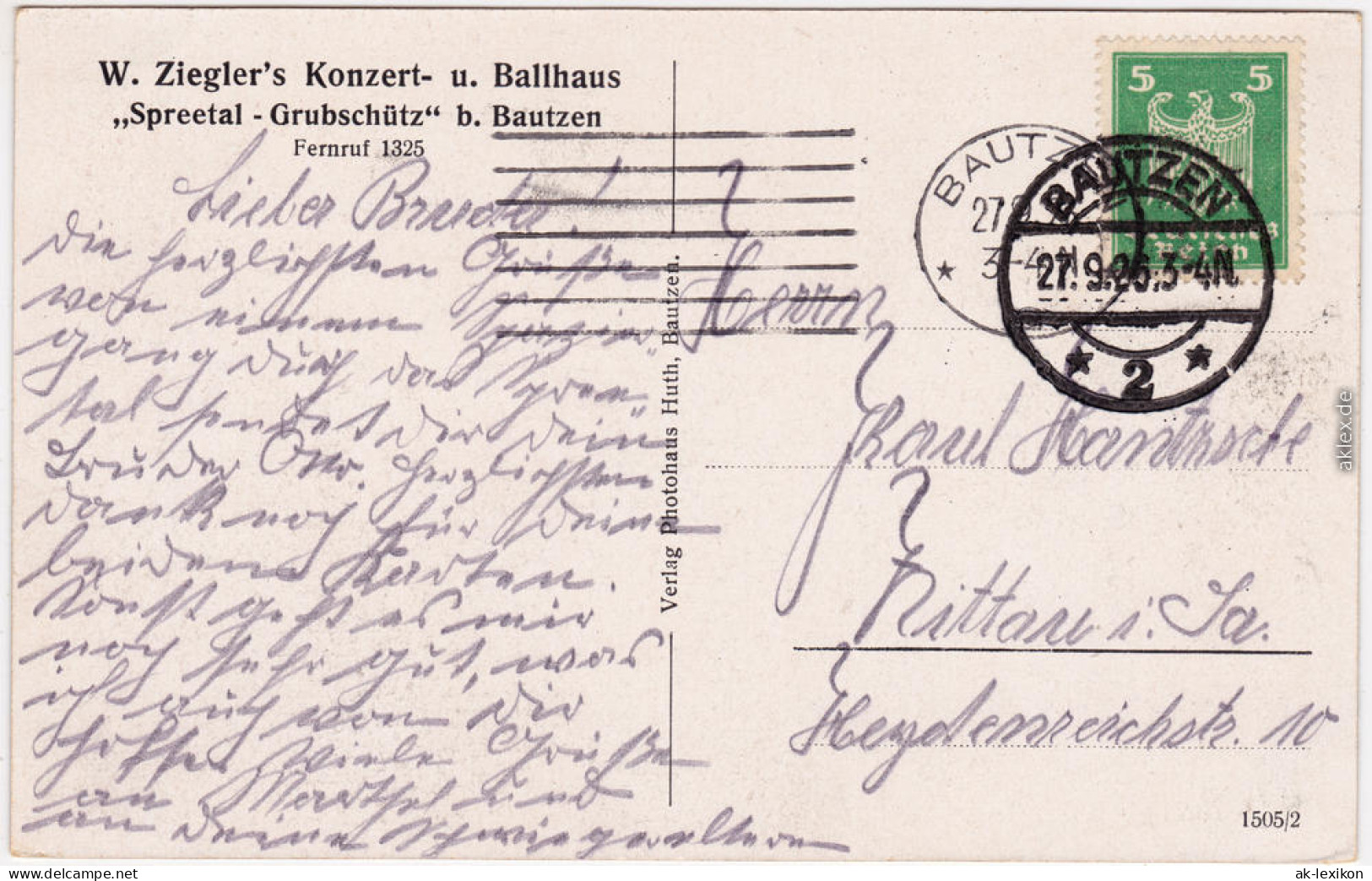 Grubschütz Doberschau Gaußig Hrubjelčicy Dobruša-Huska Partie Im Spreetal 1926 - Doberschau-Gaussig Dobruša-Huska