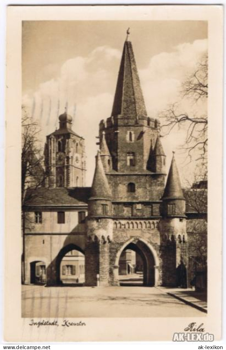 Ansichtskarte Ingolstadt Kreuztor 1933 - Ingolstadt