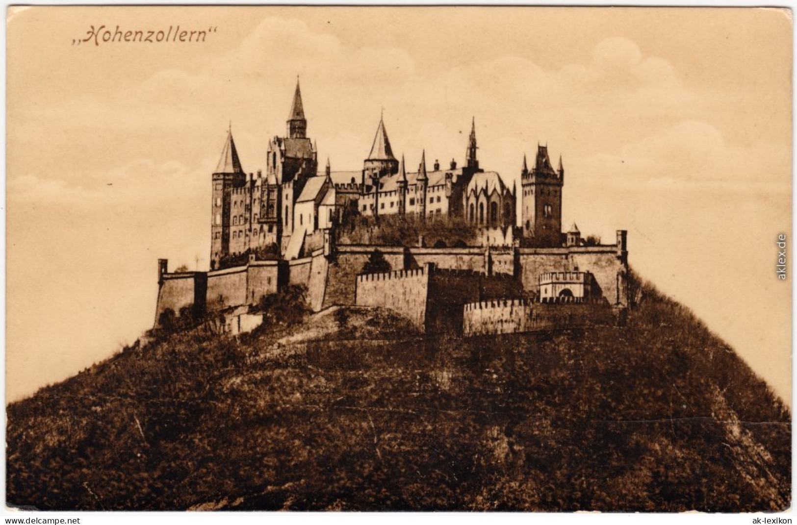 Ansichtskarte Hechingen Burg Hohenzollern 1918 - Hechingen