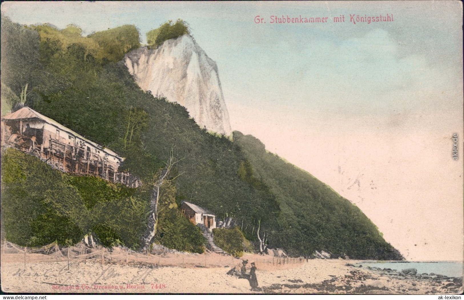 Ansichtskarte Sassnitz Gr. Stubbenkammer Mit Königsstuhl 1909 # - Sassnitz